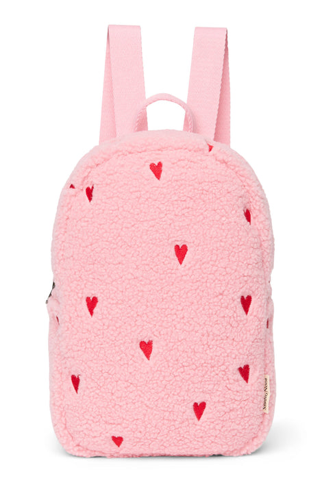 Studio Noos rugzak mini teddy light pink hearts 6151930298242