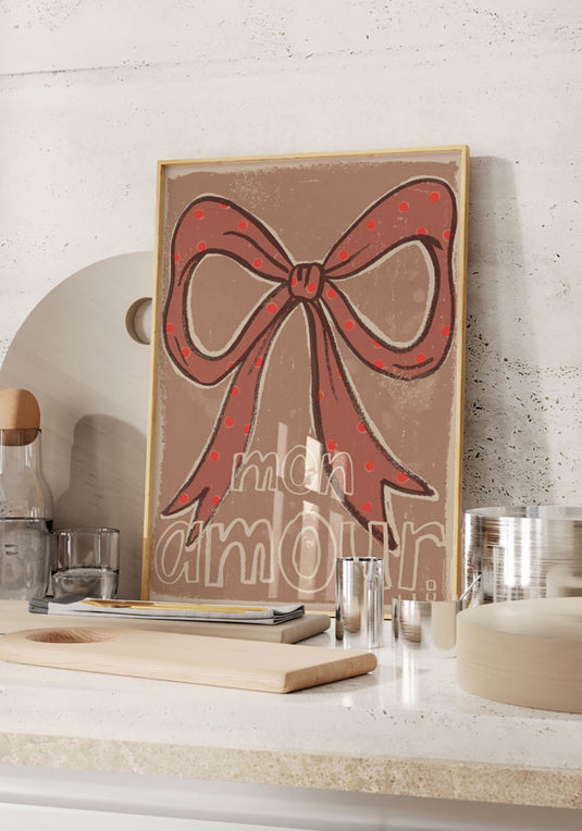 Studio loco poster bow 50 x 70 cm