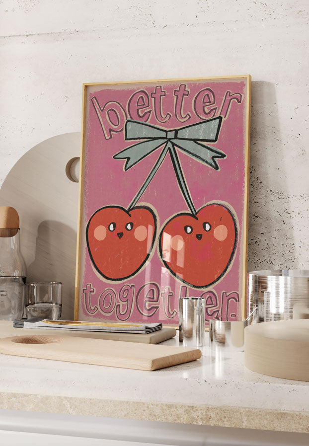 Studio loco poster cherries 50 x 70 cm kopen