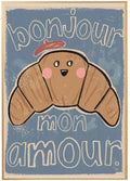 Studio loco poster croissant 50 x 70 cm