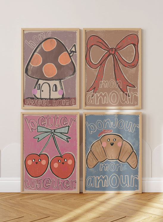 Studio loco poster croissant 50 x 70 cm 6097600796758