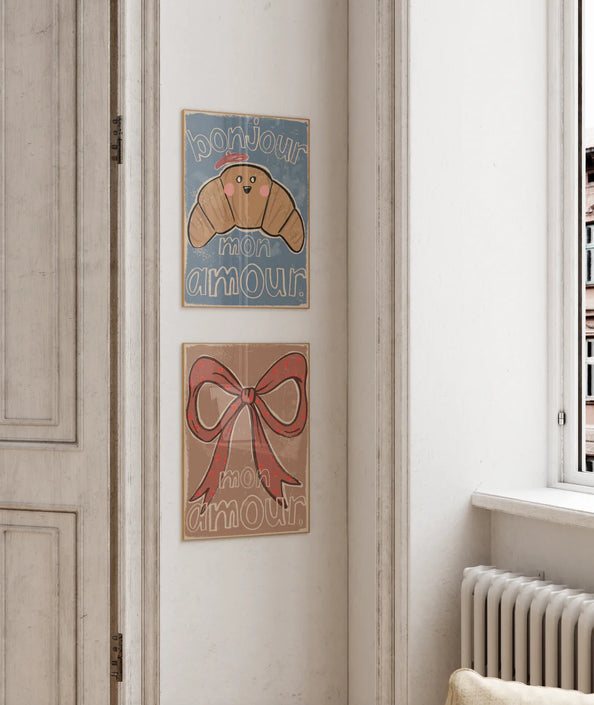 Studio loco poster croissant 50 x 70 cm