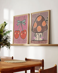 Studio loco poster mushroom  50 x 70 cm