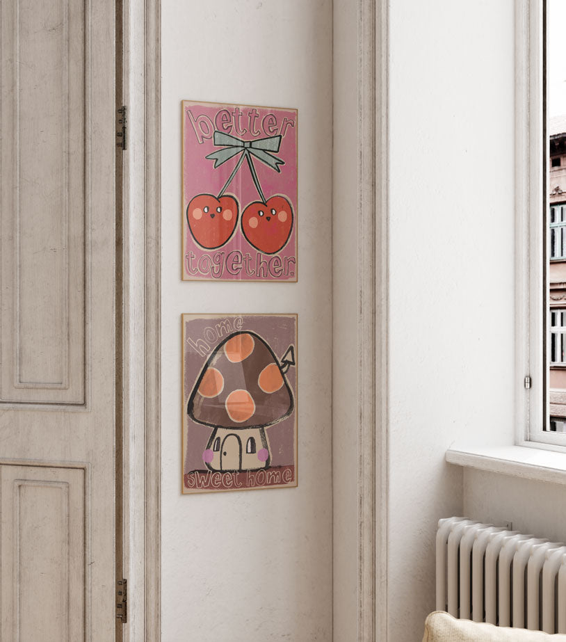 Studio loco poster mushroom  50 x 70 cm WP472