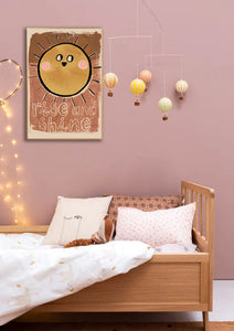 Studio loco poster rise & shine sun 50 x 70 cm