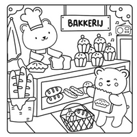 Sunny Vibes Sweet Life Cute & Bold Colouring Book b 