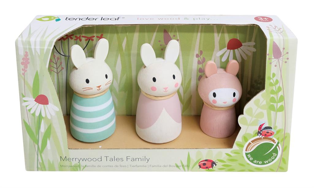 Tender Leaf Toys Familie Konijn 3jr+