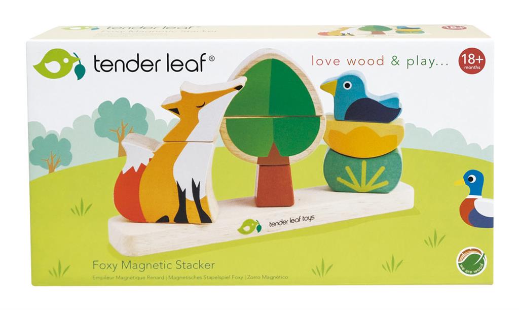 Tender Leaf Toys magneet stacker foxy 18 mnd+ 191856084594