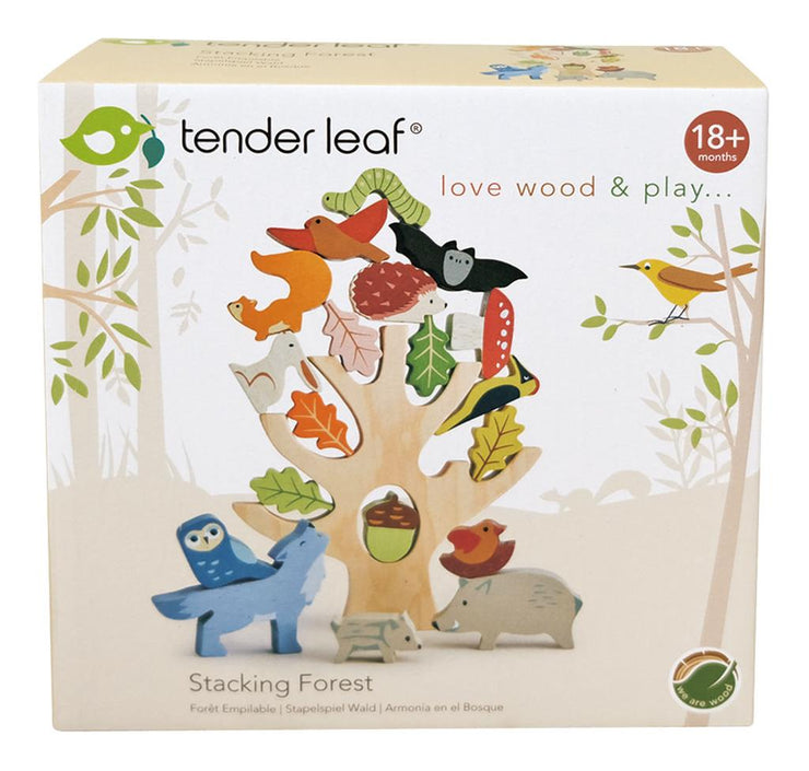 Tender Leaf Toys stacker woud 18 mnd+
