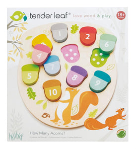Tender Leaf Toys tel de nootjes 18 mnd+