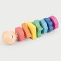 Tickit XL bout met moeren regenboog 18 mnd+33074003