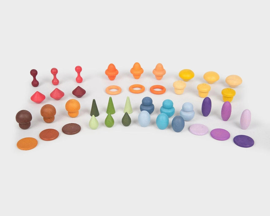 Tickit houten schatten regenboogfiguren 3 jr+33074051b