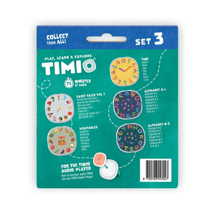 Timio audio-en muziekspeler disc pack set 3 2 jr+