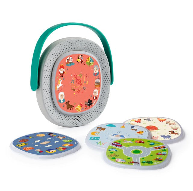 Timio audio-en muziekspeler met 5 discs oplaadbaar 2 jr+