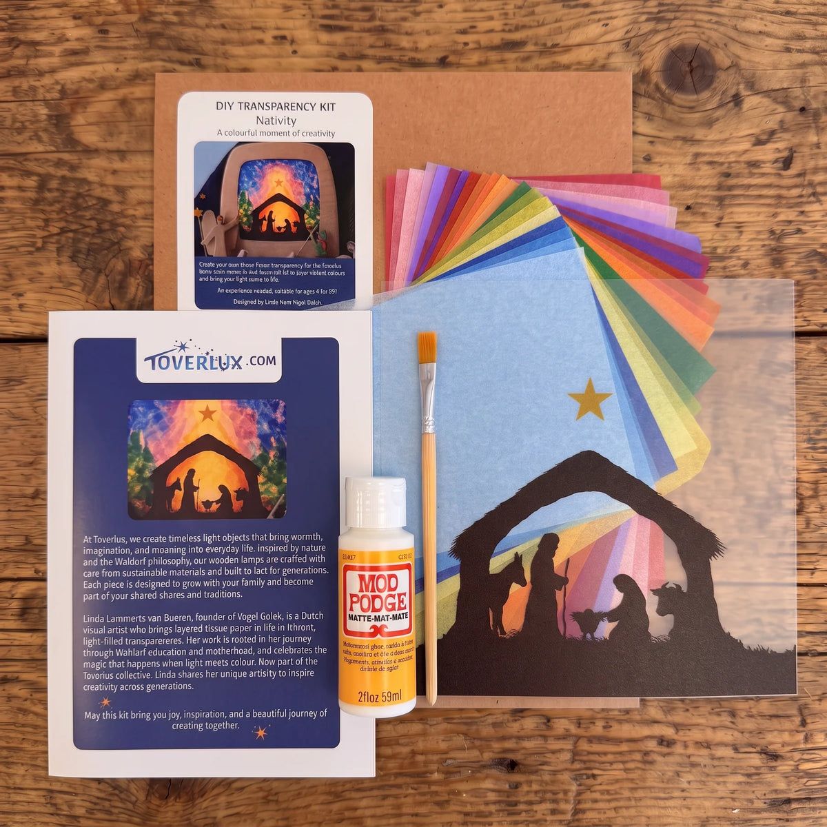 Toverlux DIY set Vogel Geluk nativity 6097604162177 b