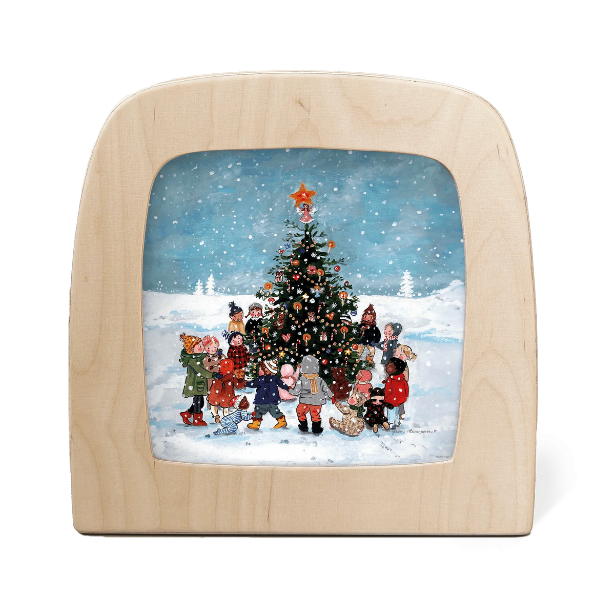 Toverlux toverplaat Gwen's Illustrations Snowy decorations kerstboom 6153542057057