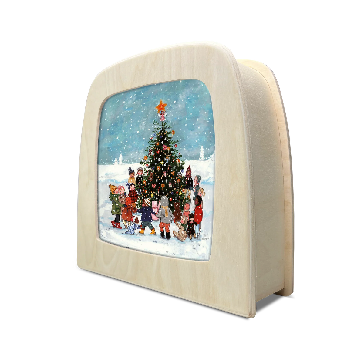 Toverlux toverplaat Gwen's Illustrations Snowy decorations kerstboom 6153542057057 b