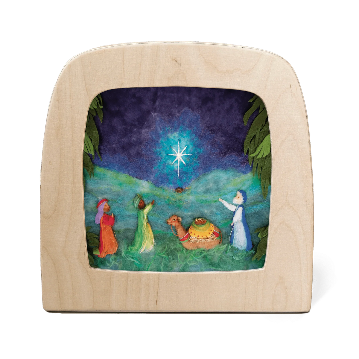 Toverlux toverplaat Het wol Feetje Three Kings -Drie koningen - Bethlehem- Kerst 6097605943980