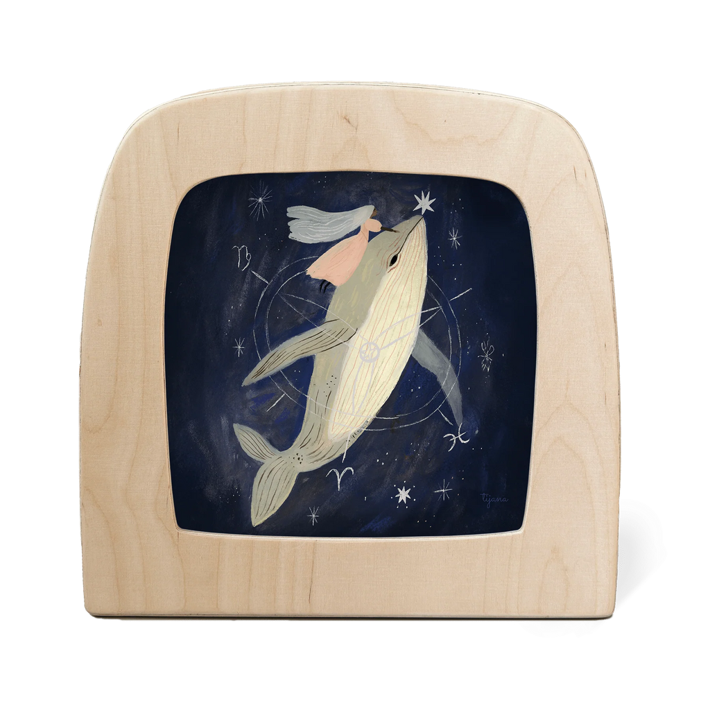 Toverlux toverplaat Tijana Draws whale