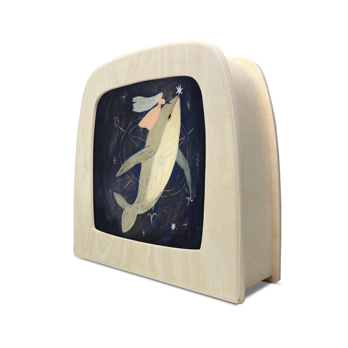 Toverlux toverplaat Tijana Draws whale