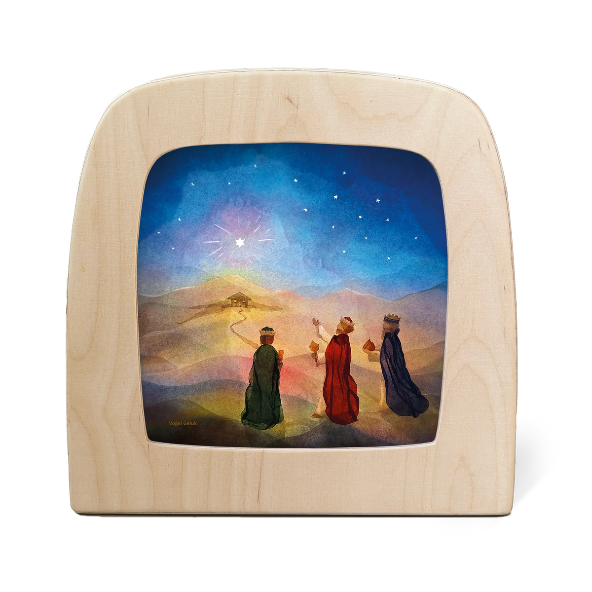 Toverlux toverplaat Vogel geluk Star Path Kerstal Bethlehem drie koningen 6153542077055