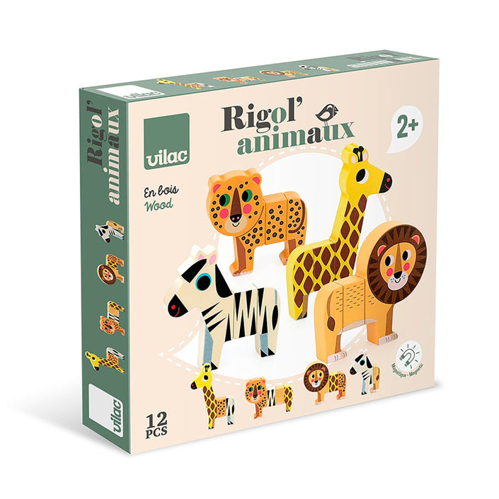 VILAC magnetisch spel savannedieren 2 jr+5