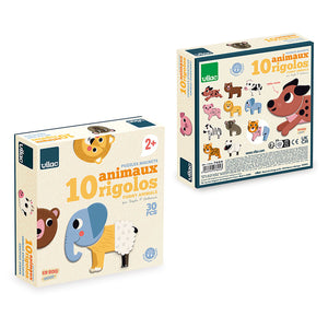 VILAC magnetische puzzel Dieren 2 jr+