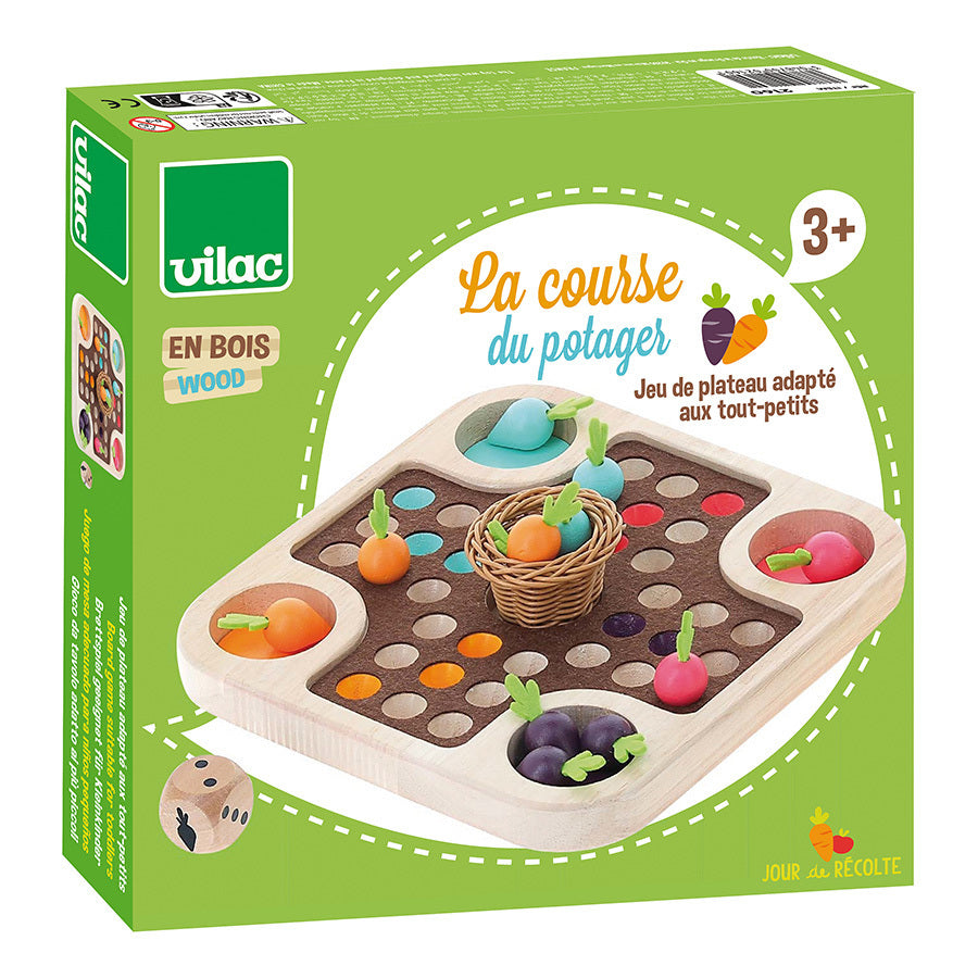 VILAC mens erger je niet moestuin 3 jr+ Hout