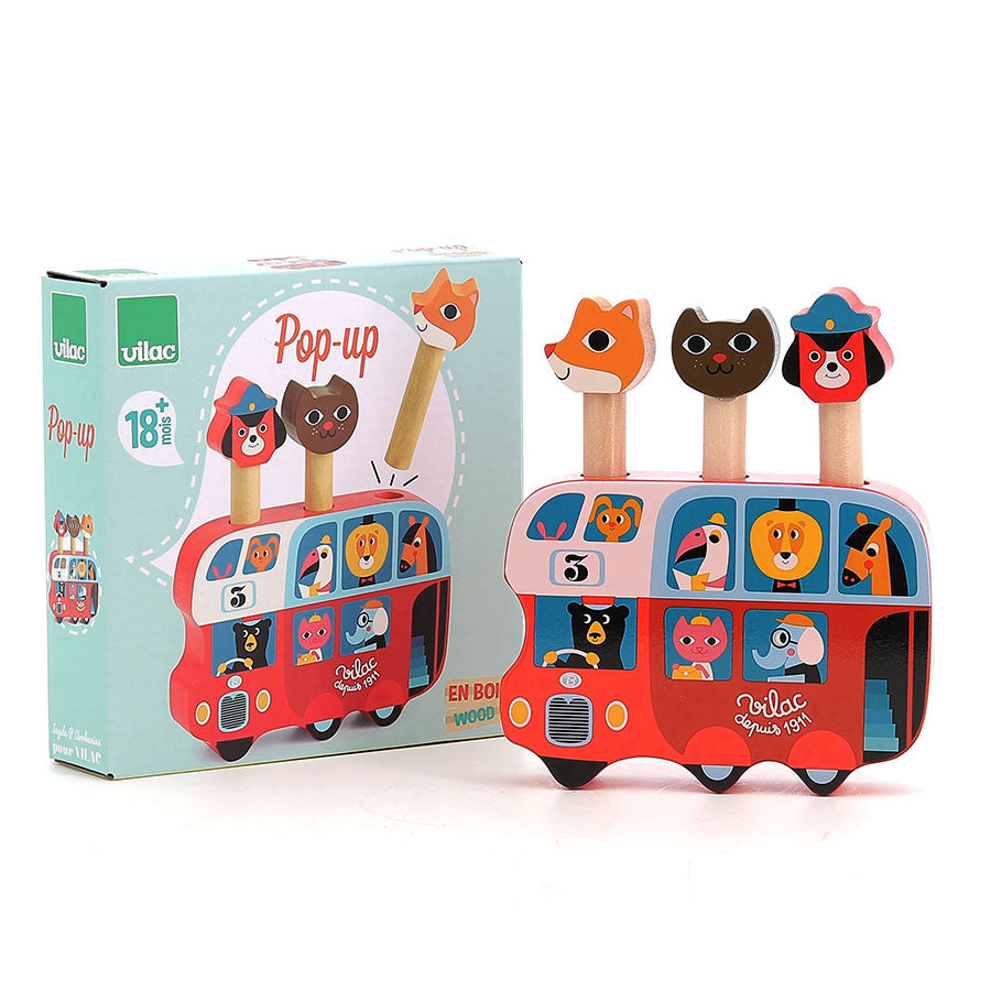 VILAC pop-up bus dieren 18 m+ kopen