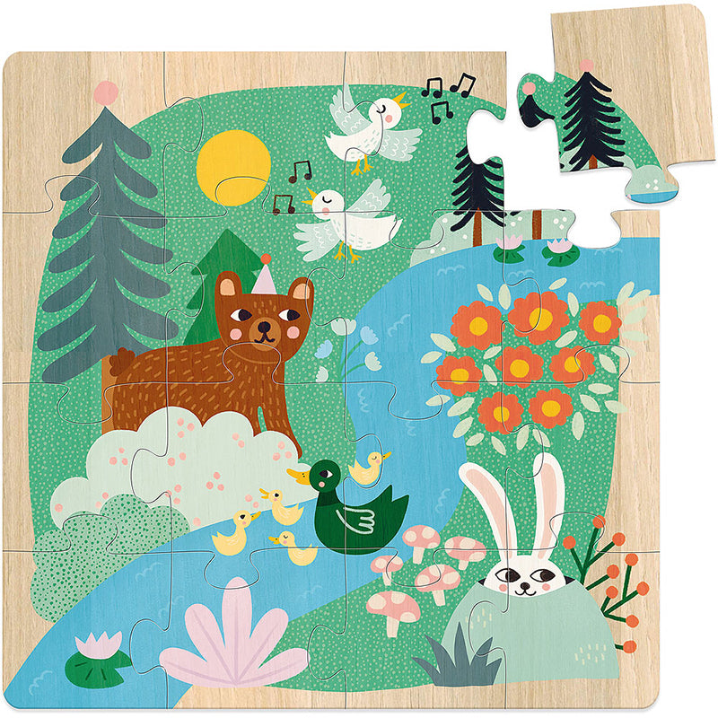 VILAC puzzels dieren van de wereld 4 jr+ / 3 x 16 stks