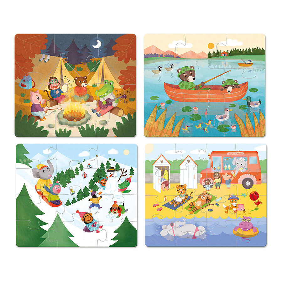 VILAC puzzel vakantie 2 jr+ / 6, 9, 12 en 16 stks kopen