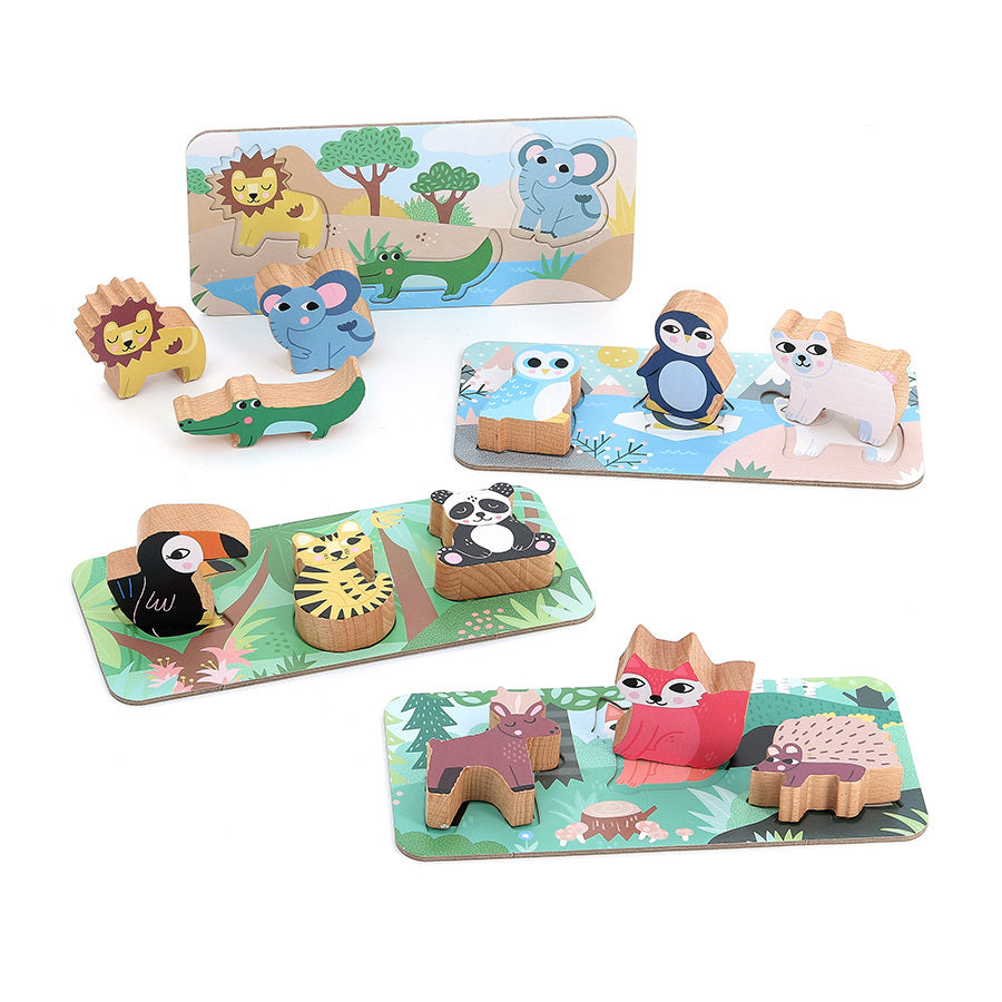 VILAC spel 5 in 1 Michelle 2 jr+ hout