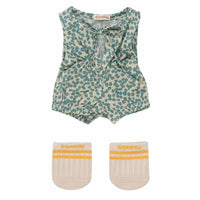 We are gommu look 5 flowers soft green sand