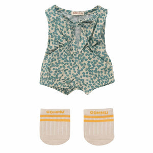 We are gommu look 5 flowers soft green sand