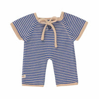 We are gommu onesie Light Cream Blue long 3 jr+