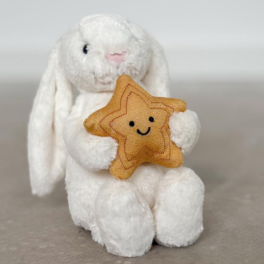 Jellycat knuffel bunny cream with Star
