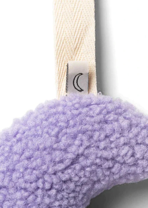 Dappermaentje speendoekje maan teddy purple 016teddylilac