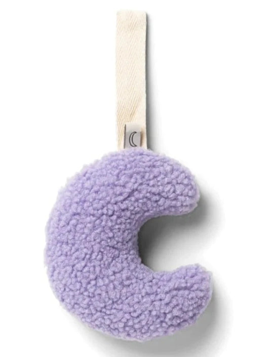 Dappermaentje speendoekje maan teddy purple 016teddylila