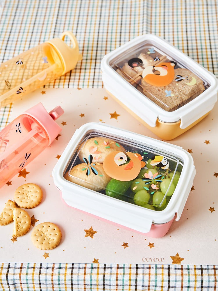 Petit Monkey drinkfles sloth & dragonflies 8719244226474