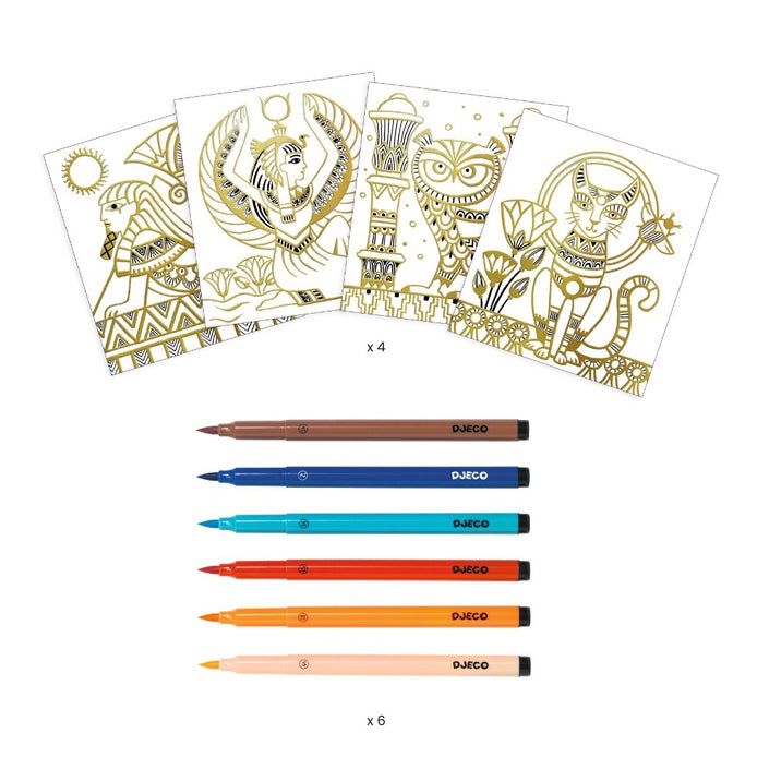 DJECO artistic color Egypte 6jr+