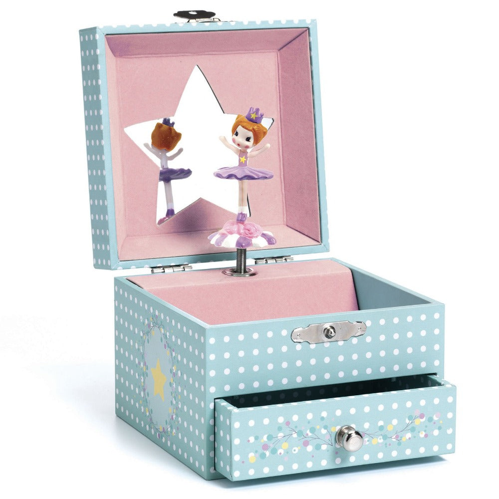 DJECO muziekdoos bijoux ballerina stip