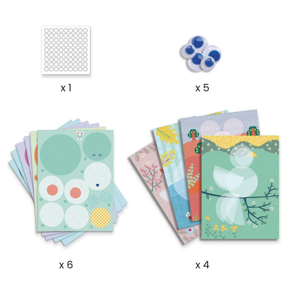 DJECO creatief met papier Rondjes 3 jr+