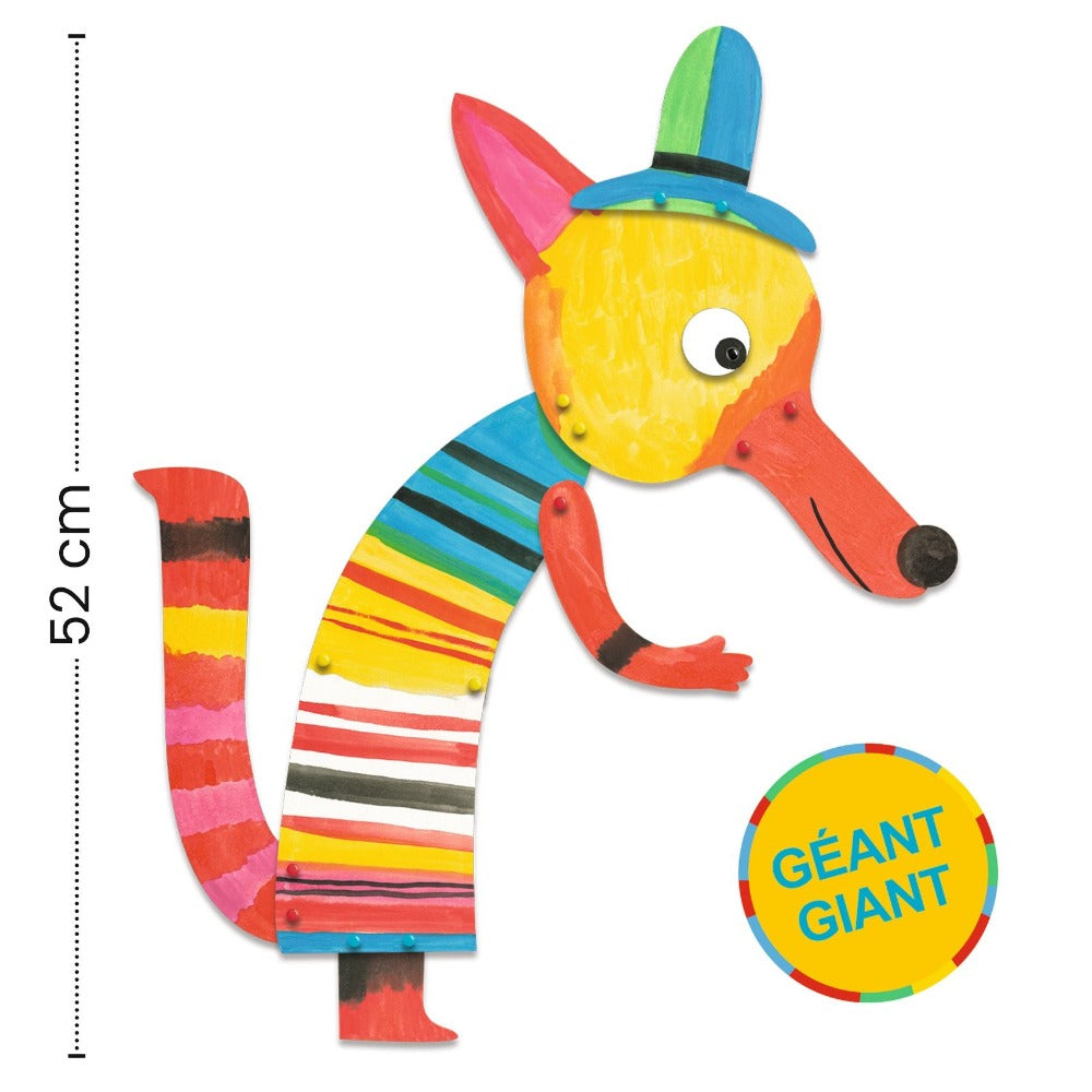 DJECO dieren schilderen familie Fox 3 jr+
