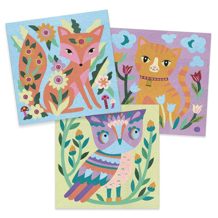 DJECO gekleurd zand glow in the dark Garden 5-8 jr+