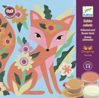 DJECO gekleurd zand glow in the dark Garden 5-8 jr+