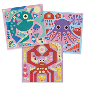 DJECO gekleurd zand glow in the dark Sea 5-8 jr+