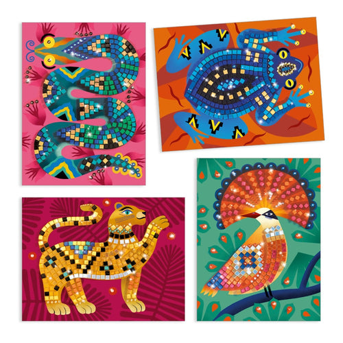 DJECO glitter mozaiek jungle 7 jr+