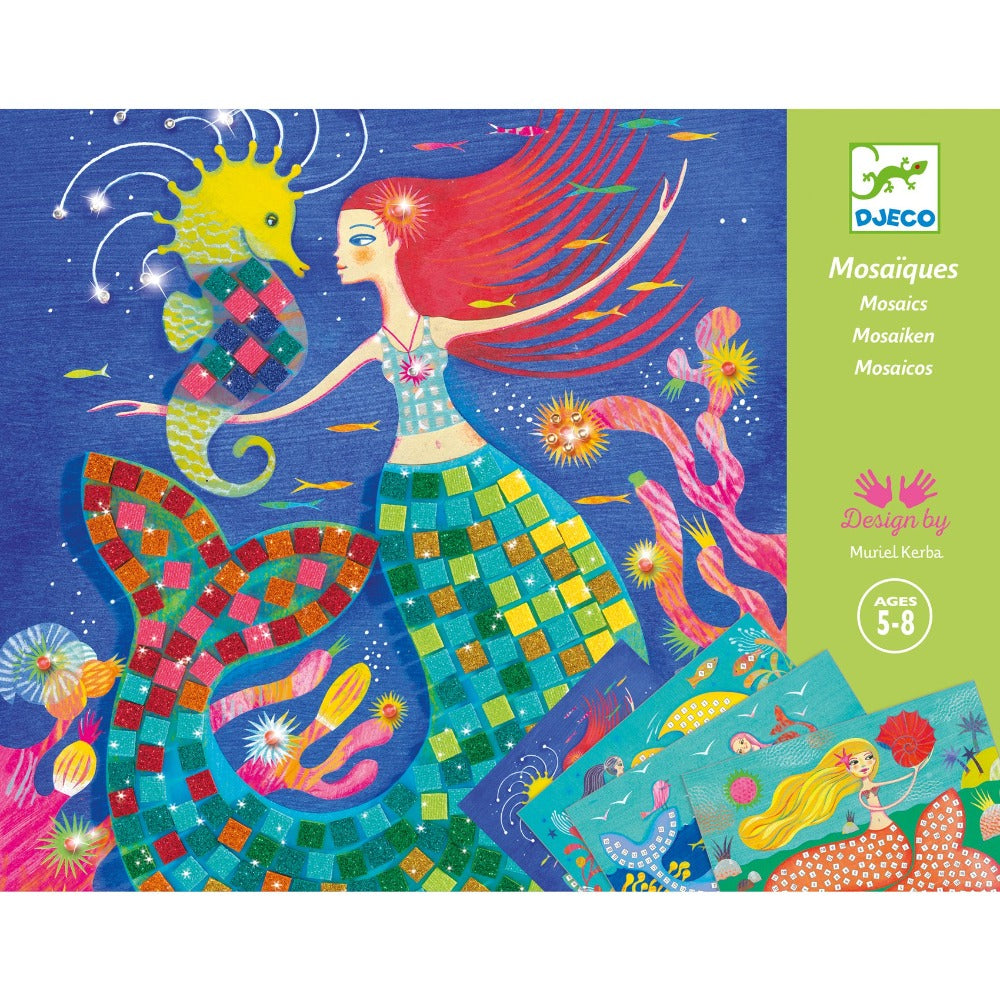 DJECO glitter mozaiek zeemeermin 7 jr+ kopen
