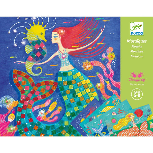 DJECO glitter mozaiek zeemeermin 7 jr+