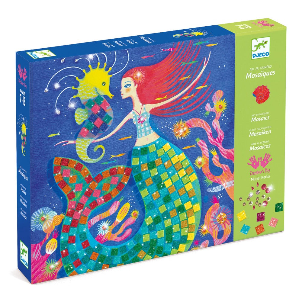 DJECO glitter mozaiek zeemeermin 7 jr+